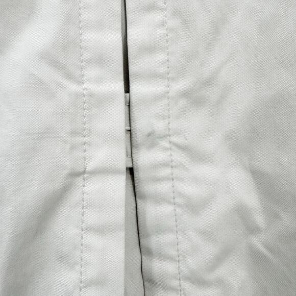 Burberry Trench Chelsea Kensington Short Belt Jacket Coat Grey Rain White 14R LW - Picture 8 of 16